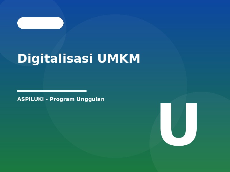 Digitalisasi UMKM